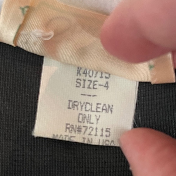 Vintage Bonnie Strauss Black Lace and Velvet Maxi Dress - Picture 10 of 11